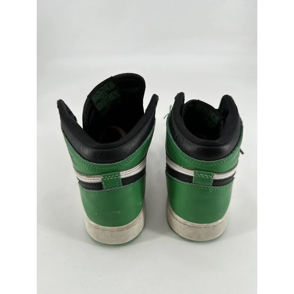 Nike Air Jordan 1 Retro Boys Size 6Y Green Athletic Shoes‎ Sneakers FD1437-031